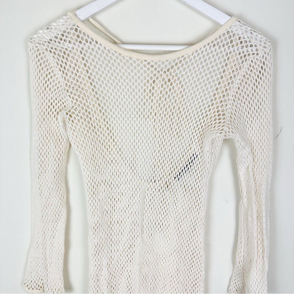 Vix Paula Hermanny Swimwear Long Sleeve Knit Mini Coverup - Picture 3 of 9